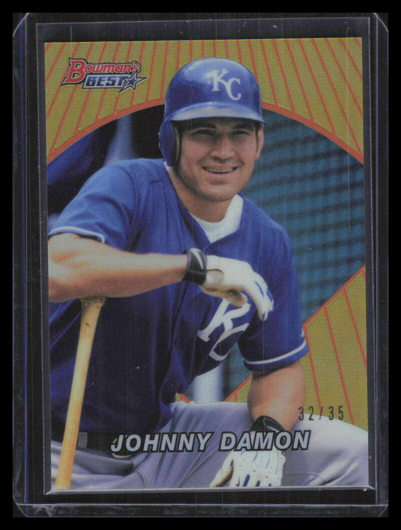 2016 Bowman's Best '96 Bowman's Best Orange Refractor 96bbjd Johnny Damon 32/35