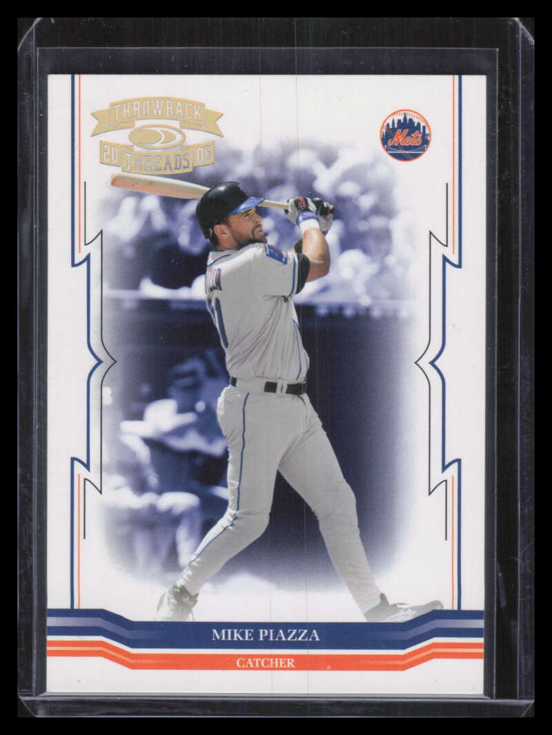 2005 Throwback Threads Gold Century Proof 31 Mike Piazza 9/100