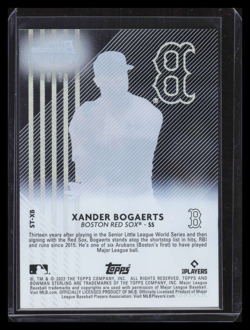2022 Bowman Sterling Tek STXB Xander Bogaerts 36/99