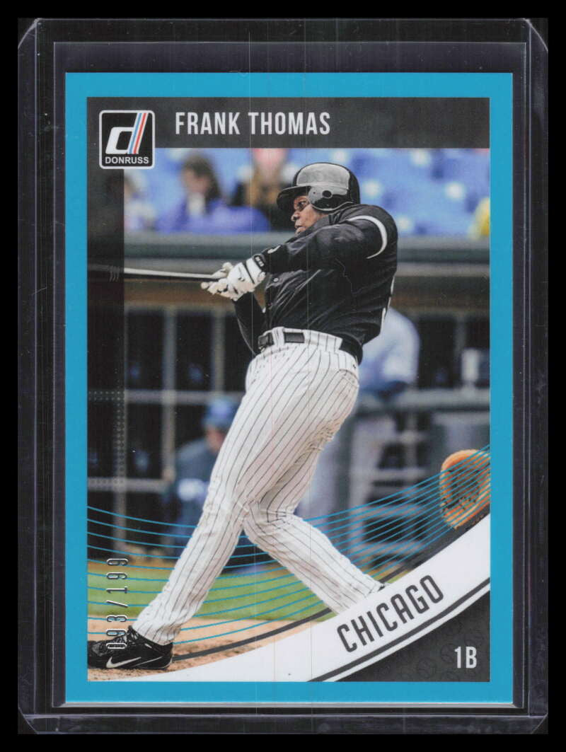DELETE 133852 2018 Donruss Teal Border 87 Frank Thomas 93/199