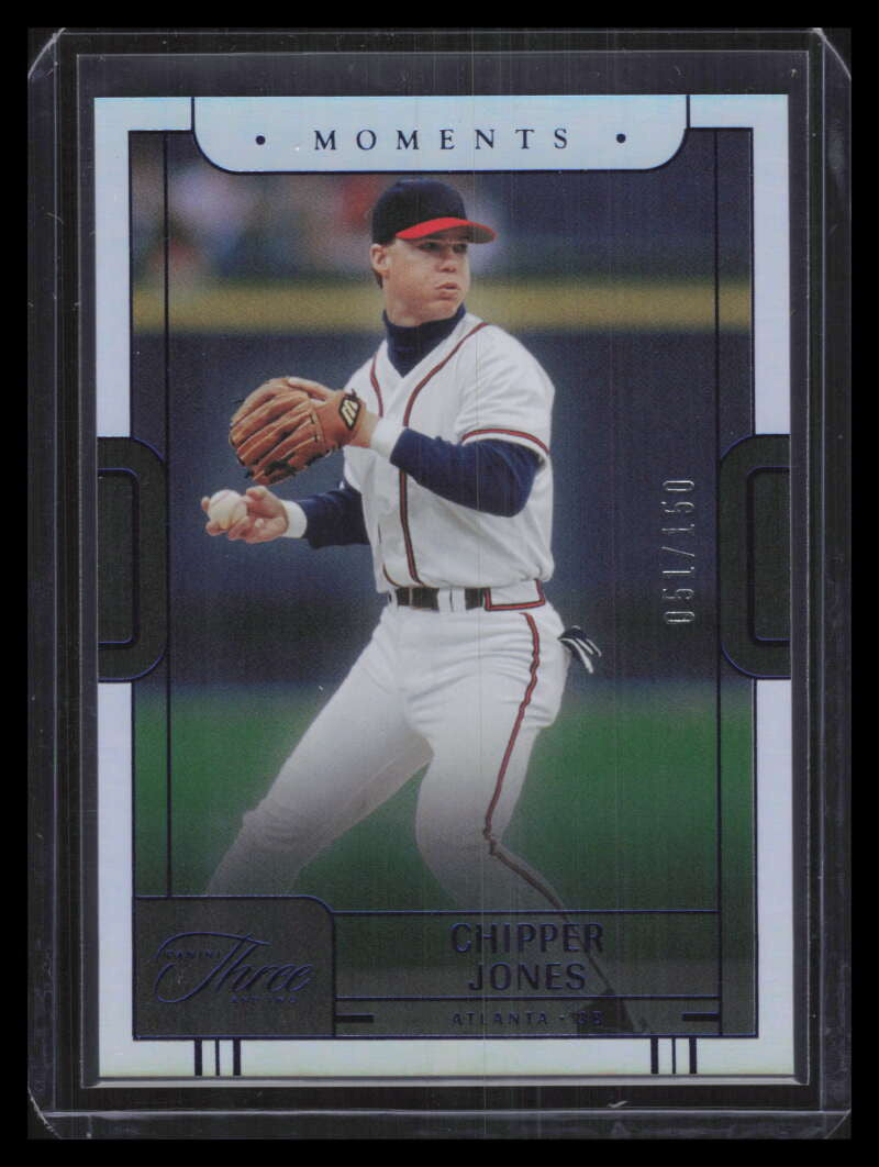 2023 Panini Three and Two Vertical Moments 4 Chipper Jones 51/150