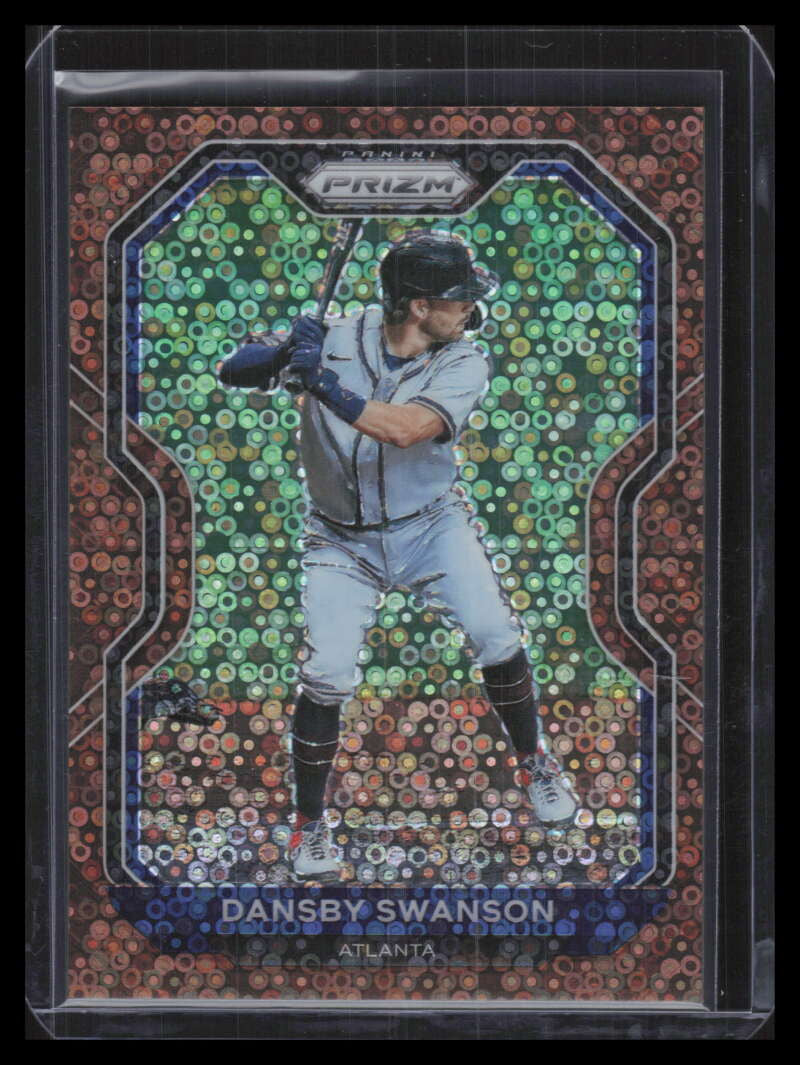 2021 Panini Prizm Prizms Bronze Donut Circles Refractor 168 Dansby Swanson 27/40