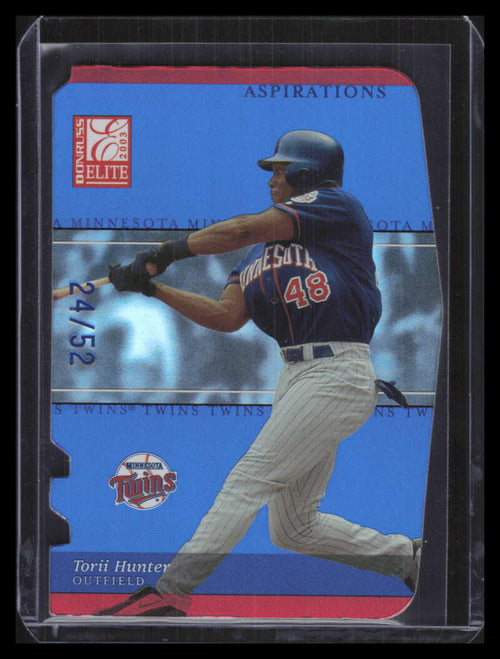 2003 Donruss Elite Aspirations 42 Torii Hunter 24/52