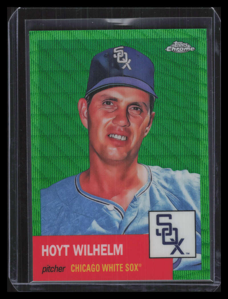 2022 Topps Chrome Platinum Green Wave Refractor 114 Hoyt Wilhelm 69/99