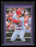 2022 Topps X Derek Call of the Captain Purple 7 Nolan Arenado 25/50