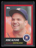 2016 Topps Archives Red 80 Jose Altuve 26/50