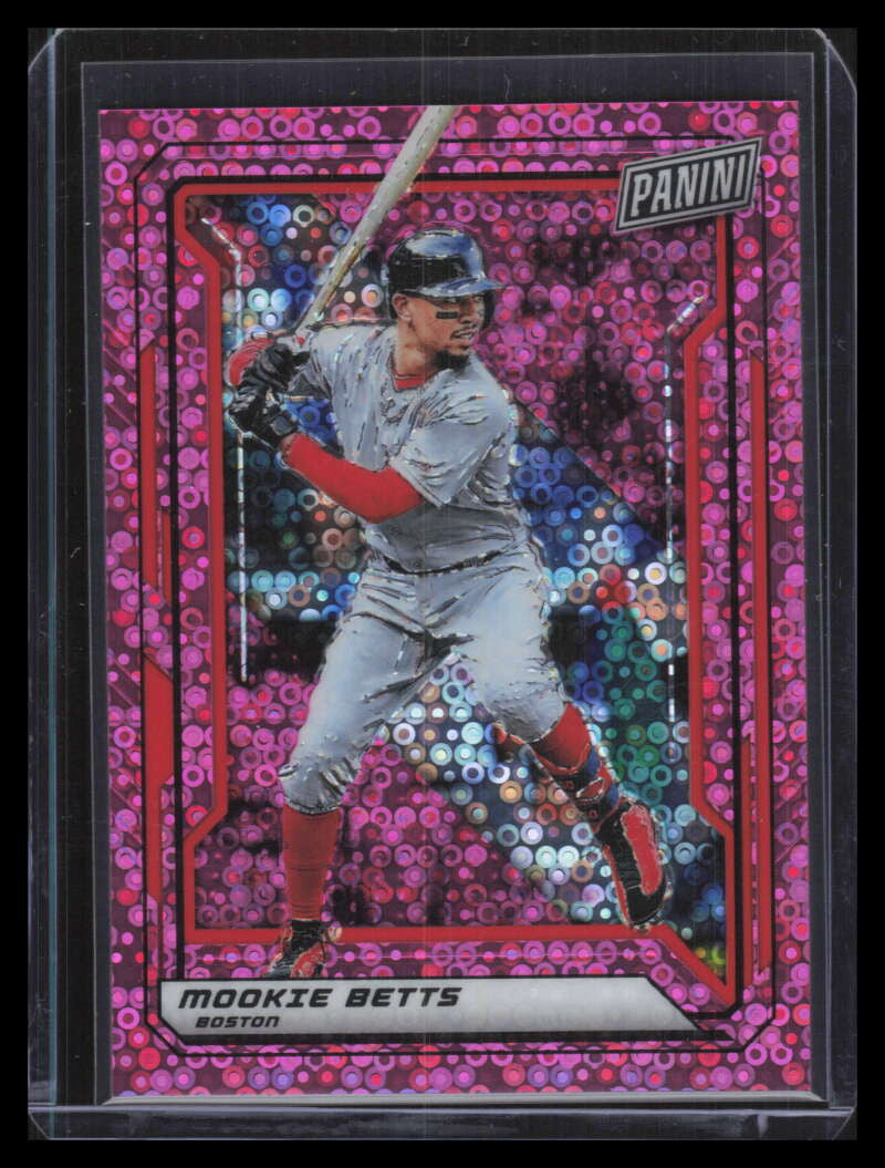 2019 Panini National Convention VIP Party Pink 61 Mookie Betts 46/50