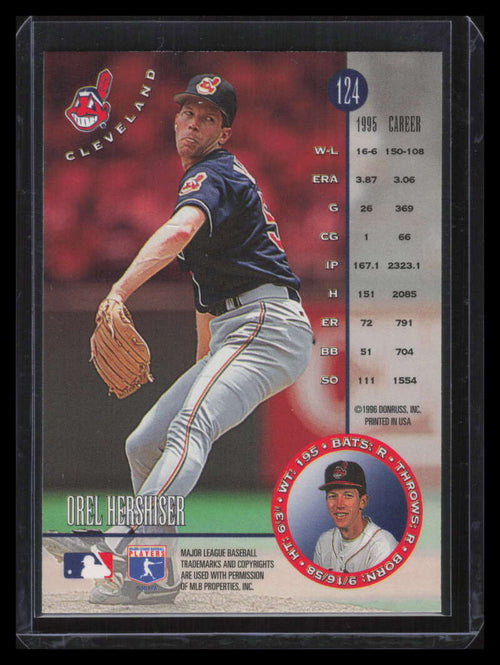 1996 Leaf Silver Press Proofs 124 Orel Hershiser /1000
