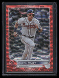 2022 Topps Orange Foilboard 115 Austin Riley 144/299