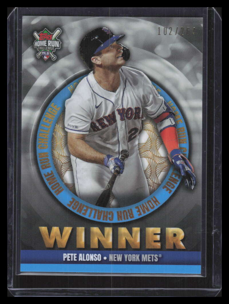 2022 Topps Home Run Challenge Prize Card hrcw10 Pete Alonso 102/264