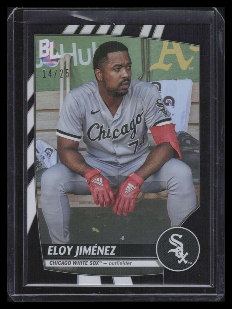 2023 Topps Big League Black 238 Eloy Jimenez RAINBOW FOIL 14/25
