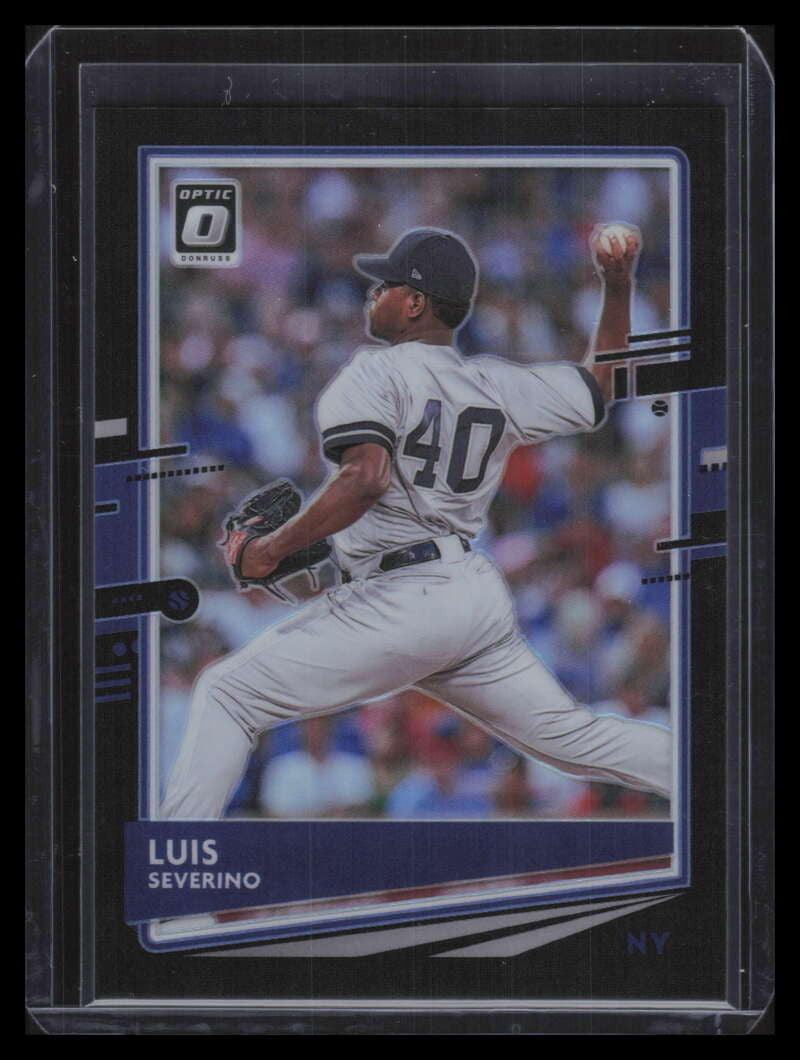 2020 Donruss Optic Black Refractor 104 Luis Severino 1/25