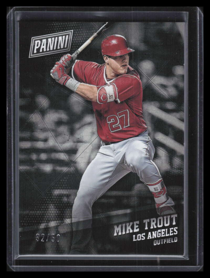 2017 Panini Black Friday Decoy 21 Mike Trout 32/50
