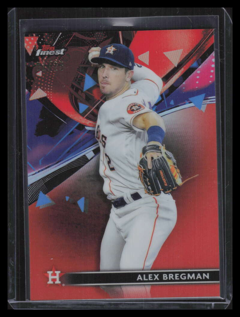2021 Finest Orange Refractor 83 Alex Bregman 1/25