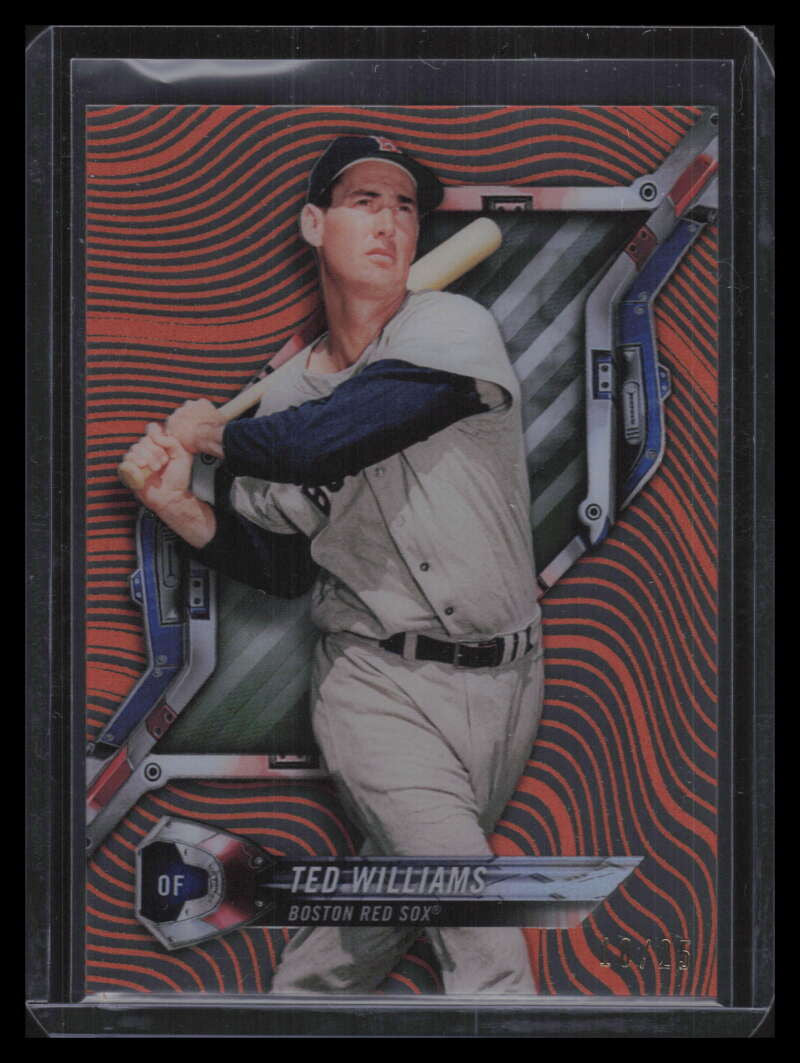 2018 Topps High Tek Orange HTTW Ted Williams 10/25