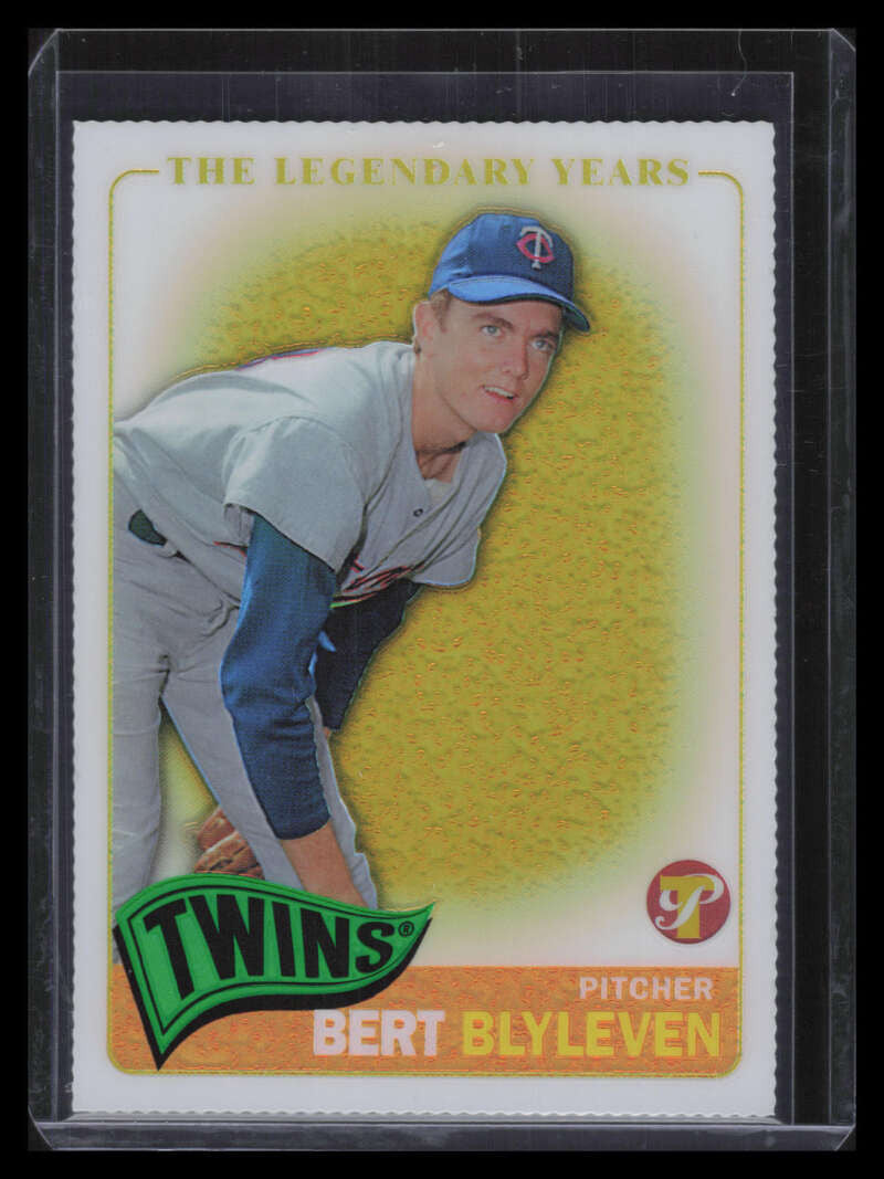 2005 Topps Pristine Legends Gold Die Cut Refractor 2 Bert Blyleven 53/65