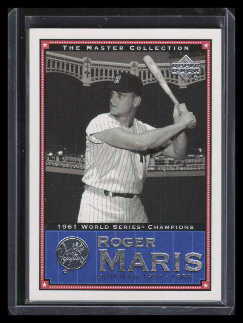 SOLD 134174 2000 Upper Deck Yankees Master Collection nyy19 Roger Maris 72/500