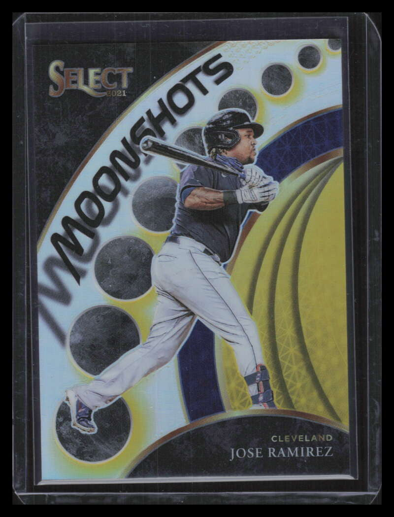 2021 Select Moon Shots Gold Refractor 5 Jose Ramirez 3/10