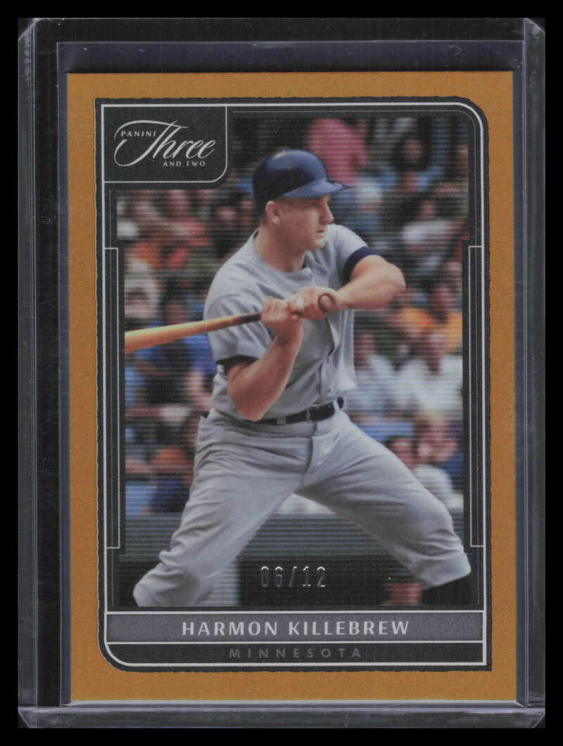 2022 Panini Three and Two Holo Gold 31 Harmon Killebrew 6/12