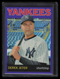 2013 Topps Heritage Chrome Purple Refractor hc2 Derek Jeter