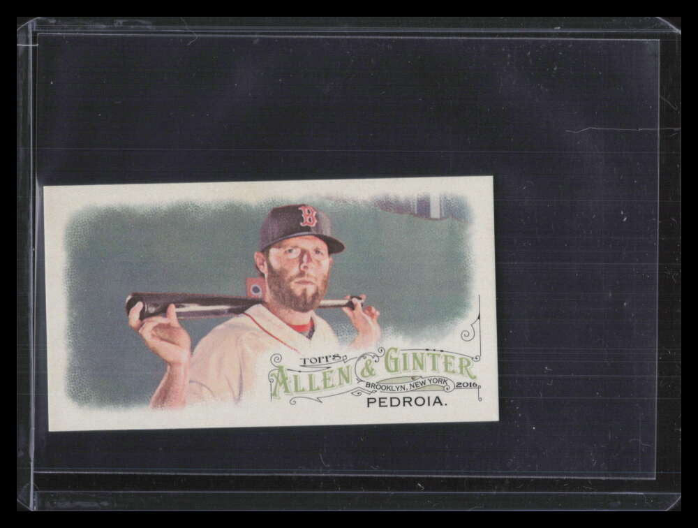 2016 Topps Allen and Ginter Mini Glossy 237 Dustin Pedroia 1/1