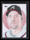 SOLD 134301 2022 Topps Sketch Card John Smoltz Auto Roy Cover Auto 1/1