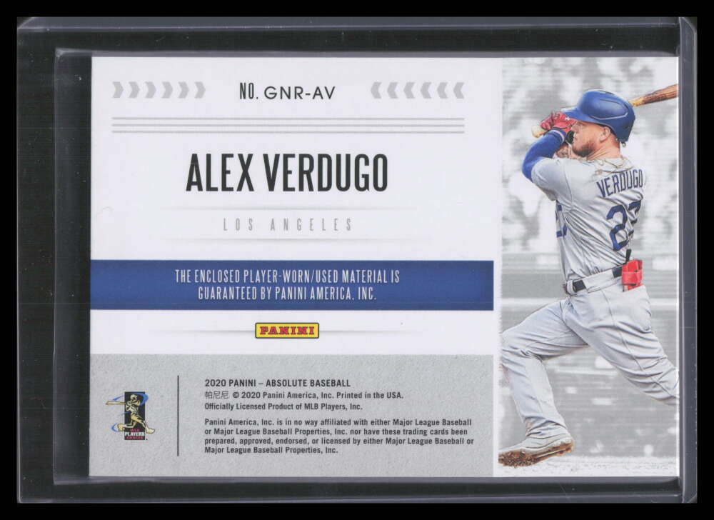 2020 Absolute Grip It-N-Rip It Materials Alex Verdugo Dual Batting Glove 15/25