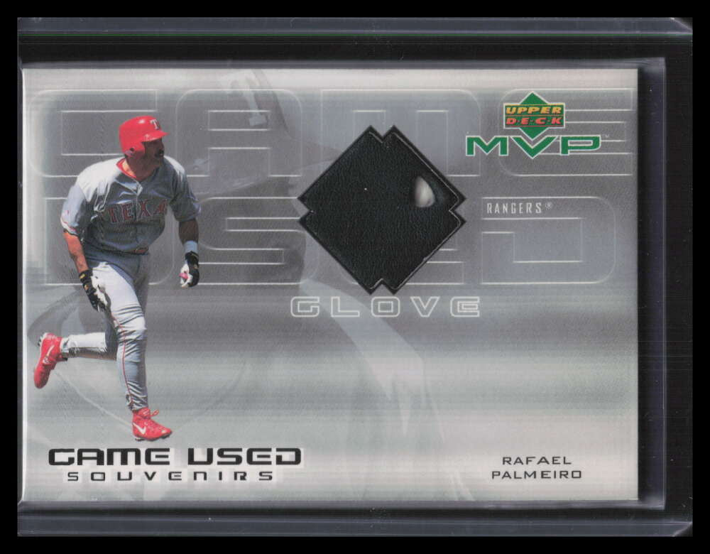 2000 Upper Deck MVP Game Used Souvenirs RPG Rafael Palmeiro Fielder's Glove 560