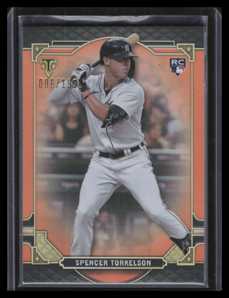 2022 Topps Triple Threads Amber 58 Spencer Torkelson Rookie 6/199
