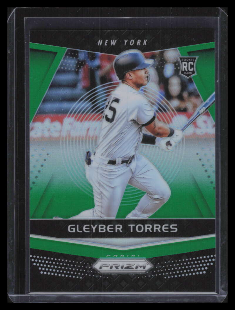 2018 Panini Prizm Green Refractor 16 Gleyber Torres Rookie 32/50