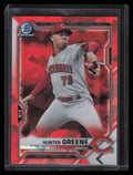 2021 Bowman Chrome Sapphire Orange Refractor bcp175 Hunter Greene Rookie 67/75