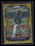 DELETE 134515 2021 Panini Prizm Prizms Gold Donut Circles 25 Triston McKenzie Rookie 5/10
