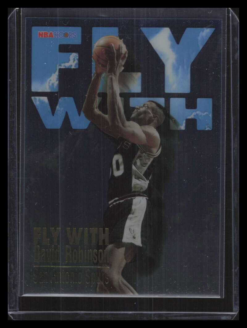 1996-97 Hoops Fly With 6 David Robinson