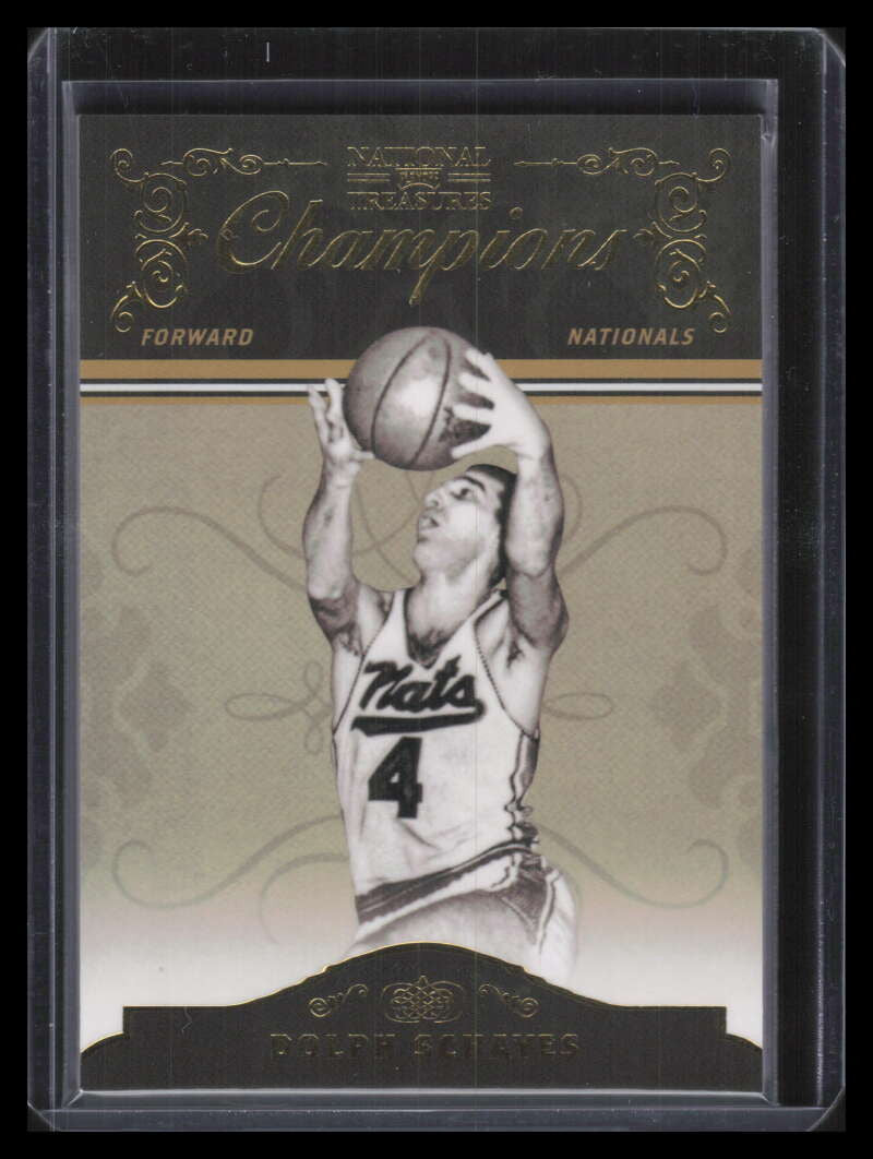 2009-10 Playoff National Treasures Champions 4 Dolph Schayes 24/25