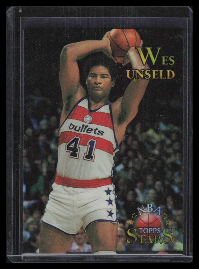 1996 Topps Stars Finest Atomic Refractor 146 Wes Unseld