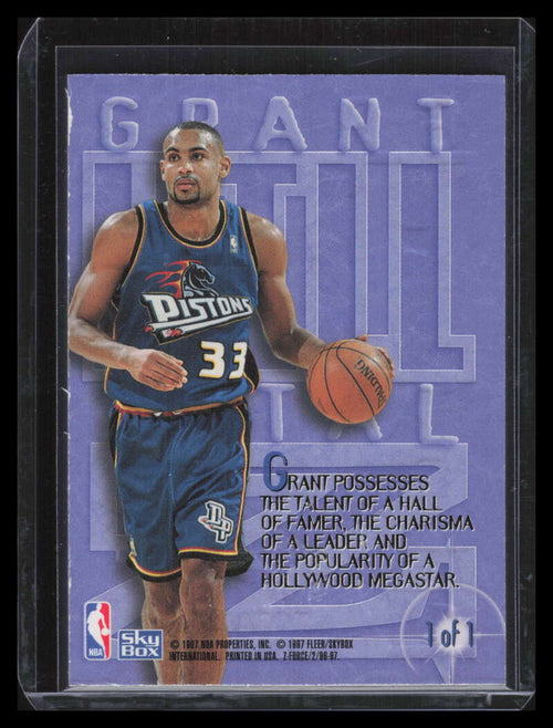 1996-97 Z-Force NNO Grant Hill Total Z