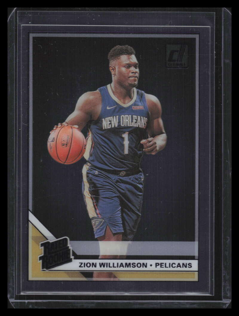 DELETE 134807 2019-20 Clearly Donruss Purple 51 Zion Williams RR Rated Rookie