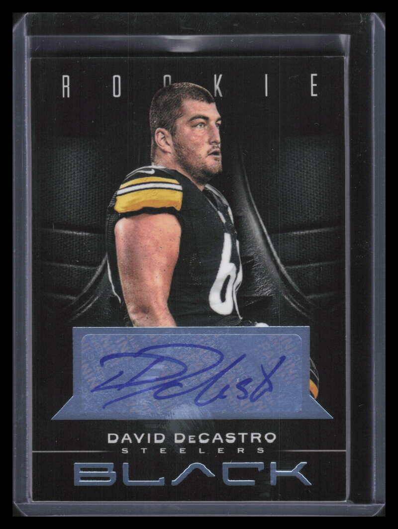 2012 Panini Black Signatures Platinum 125 David DeCastro Rookie Auto 31/49