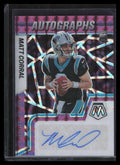 DELETE 134905 2022 Panini Mosaic Autographs Mosaic Purple 4 Matt Corral Rookie Auto 3/49
