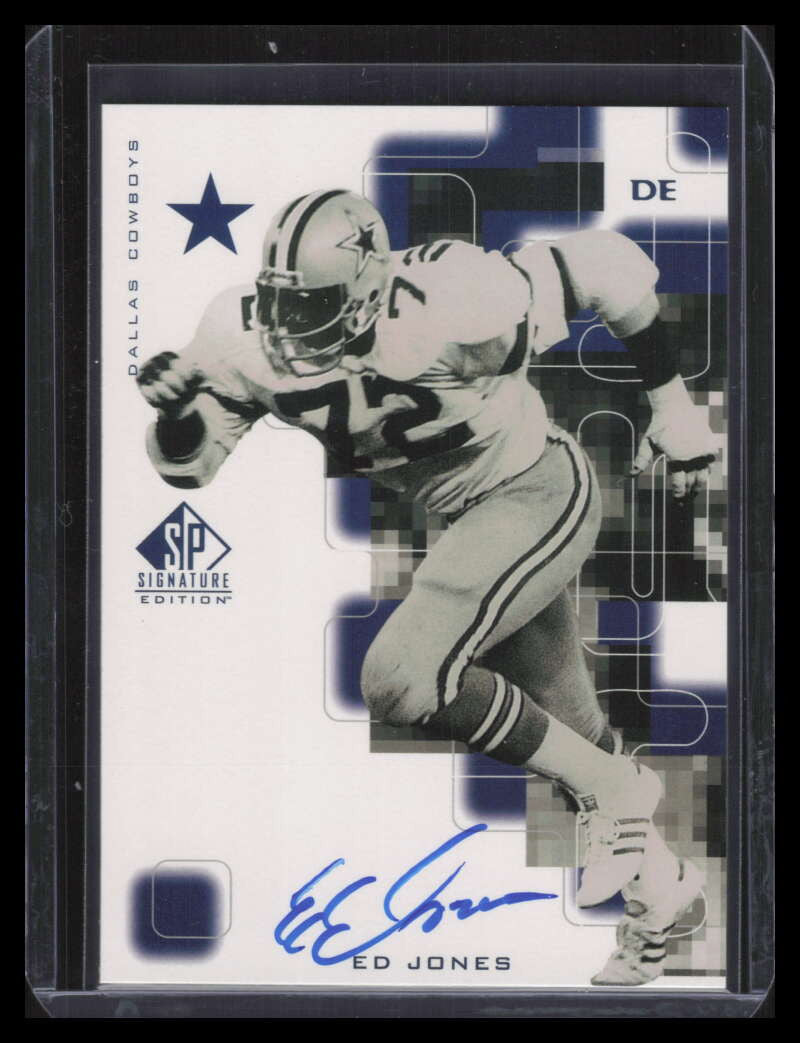 1999 SP Signature Autographs EJ Ed Too Tall Jones Auto