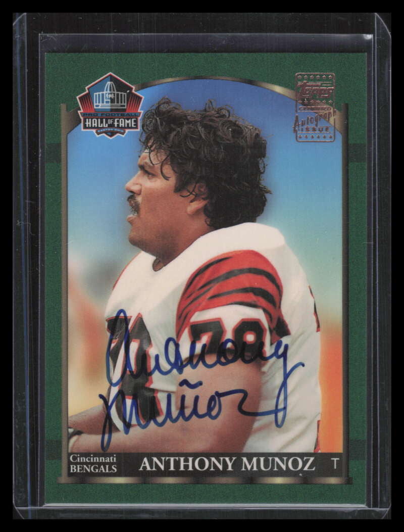 DELETE 134928 1998 Topps Autographs a12 Anthony Munoz Auto