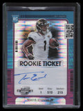 2021 Panini Contenders Optic Purple Pulsar 112 Travis Etienne Rookie Auto 10/21