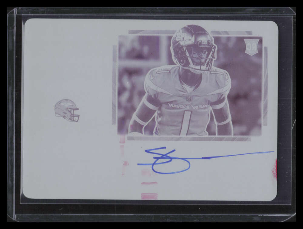 2022 Panini Contenders Printing Plate Magenta 101b Sauce Gardner Rookie Auto 1/1