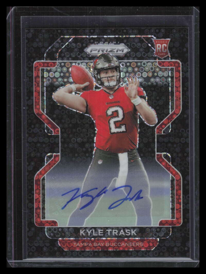 2021 Panini Prizm Autographs No Huddle Black 339 Kyle Trask Rookie Auto 1/1