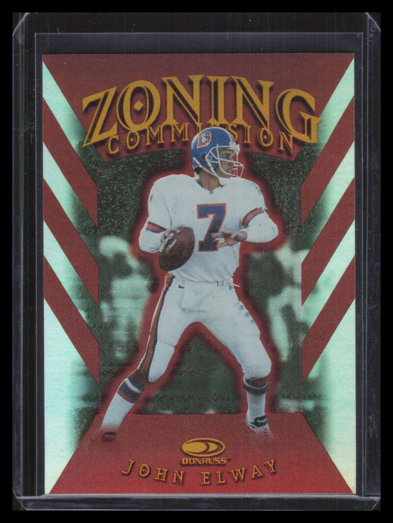 1997 Donruss Zoning Commission 8 John Elway 1590/5000
