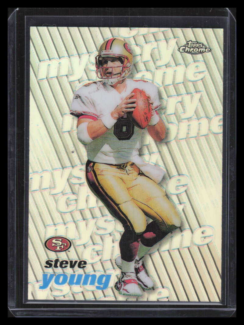 SOLD 135084 1999 Topps Mystery Chrome Refractor m2 Steve Young