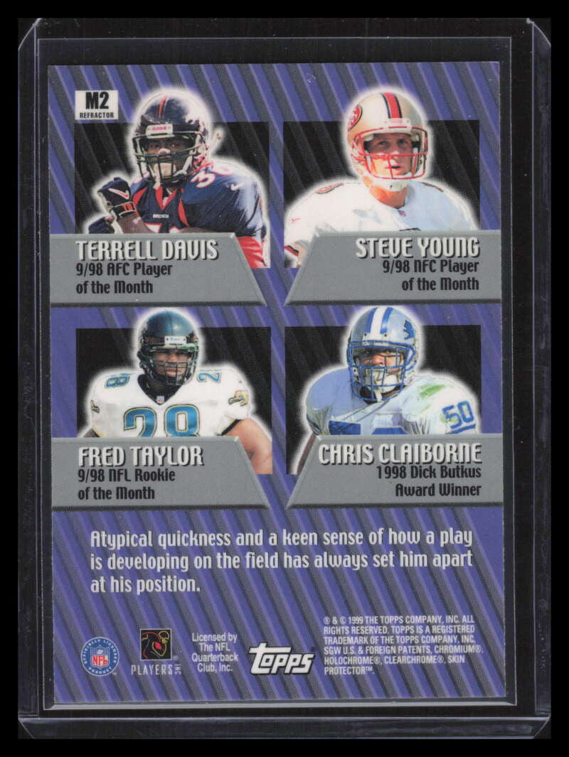 SOLD 135084 1999 Topps Mystery Chrome Refractor m2 Steve Young