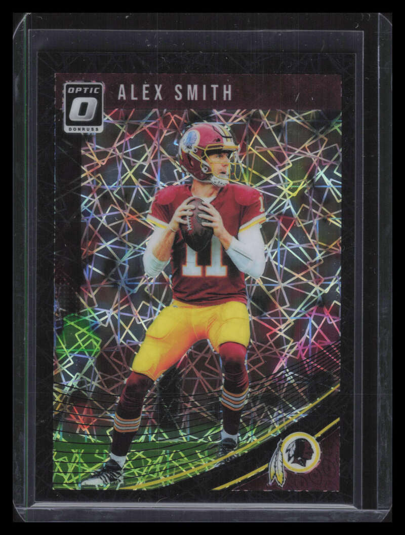 2018 Donruss Optic Black Velocity Refractor 98 Alex Smith 20/25