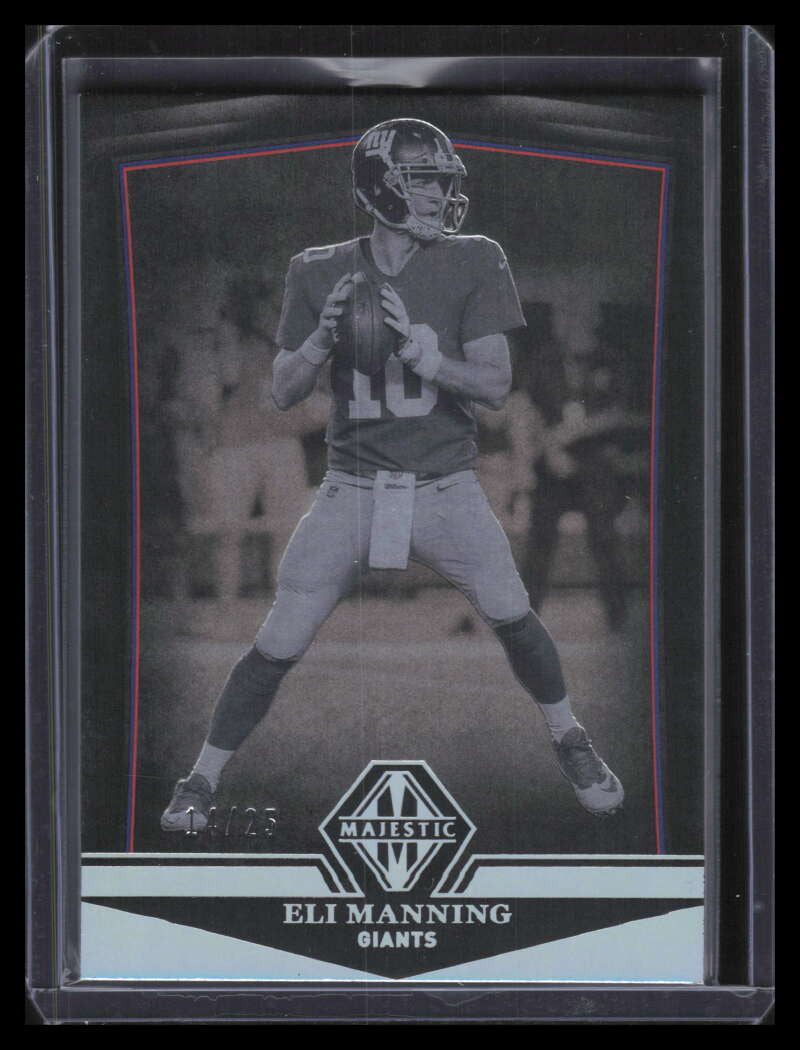 2018 Panini Majestic Holo Silver 73 Eli Manning 14/25