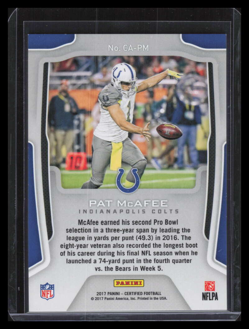 2017 Certified Accomplishments 7 Pat McAfee 129504